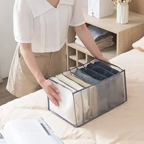 Foldable Clothes Storage Organizer Bag (1 pc)